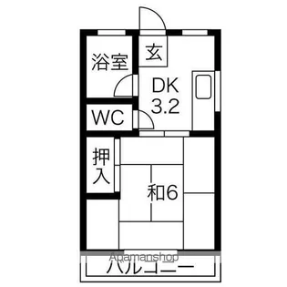 コーポ桐林【2階】の間取り