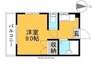 フライハイト東雲【4階】の間取り