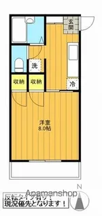 ウエストピア【102号室】の間取り