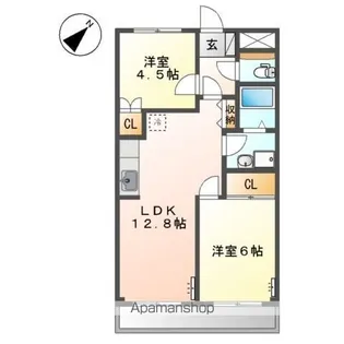 グレース春日【2階】の間取り