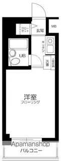 スカイコート下高井戸【1116号室】の間取り
