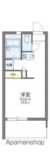 レオパレスハートピア15【2階】の間取り