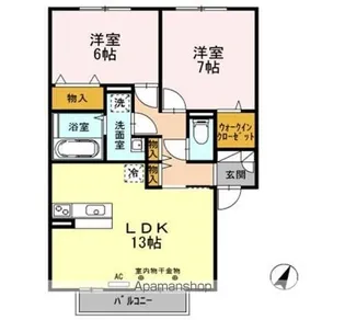 WILL HOUSE【1階】の間取り