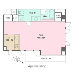 グレンパーク神楽坂【2階】の間取り