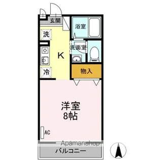 ハッピーライフⅡ【1階】の間取り