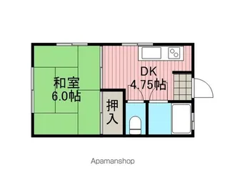 みゆきコーポ【203号室】の間取り