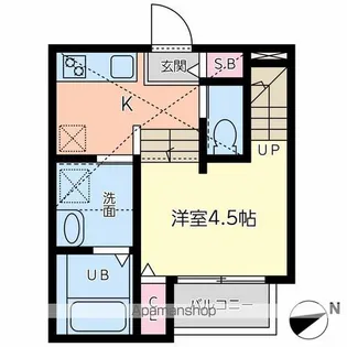 FLOWER COURT(フラワーコート)【1階】の間取り