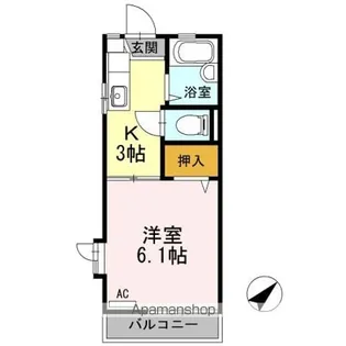 メゾンドール【2階】の間取り