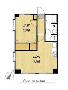 ランバー荒井【401号室】の間取り