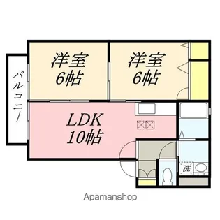 サン・クレバリーA棟【1階】の間取り