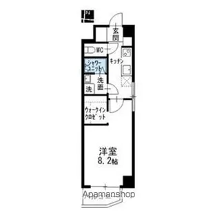 CASA NOAH 鶴舞公園Ⅱ【806号室】の間取り