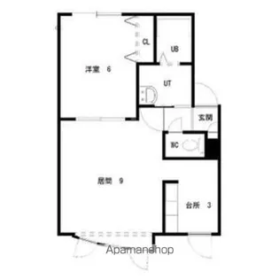 ブルーストリーム・プレイス【3階】の間取り