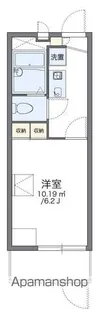 レオパレスKKS中宮【1階】の間取り