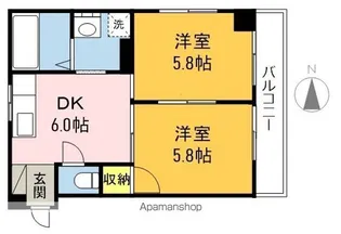 ハイツ東陽【3階】の間取り