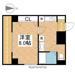 IZUMIⅢ(イズミスリー)【5階】の間取り
