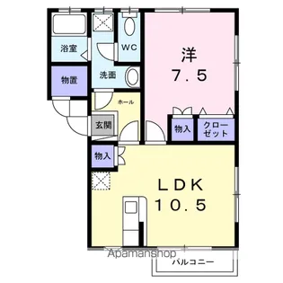 HARRY【2階】の間取り
