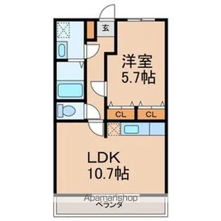 ロイヤル ガーデン【302号室号室】の間取り