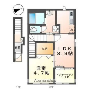 プラン デスポワール【2階】の間取り