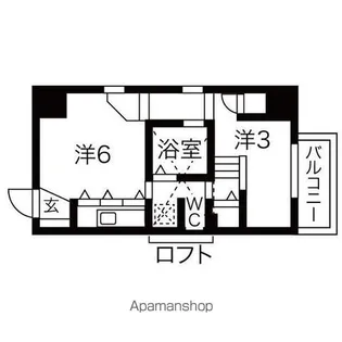 ラ・シュシュ覚王山【1階】の間取り