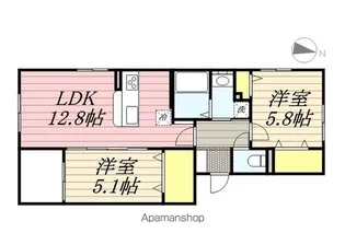 レオクラップ蔵上【3階】の間取り