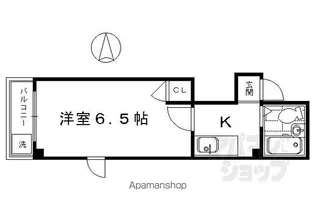 コーポセブン【4階】の間取り