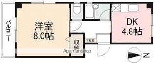 レジデンス北村Ⅱ【2階】の間取り