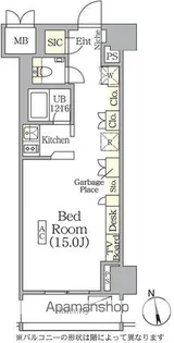ザ・パークハビオ神楽坂レジデンスSOUTH【4階】の間取り