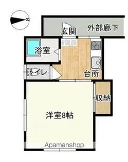 コーポスターヒルズ【2階】の間取り