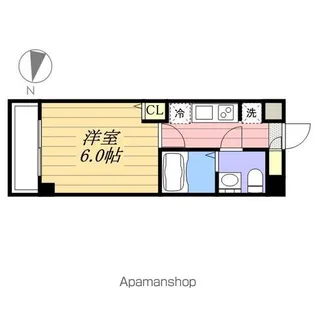 レアレジデンス稲毛【2階】の間取り