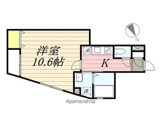 ハピネス北田町【1階】の間取り