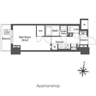 コンフォリア森下リバーサイド【2階】の間取り