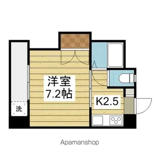 MT.CERVIN【201号室】の間取り