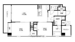 La vie Belle【2階】の間取り