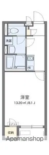 クレイノプルメリア【205号室】の間取り