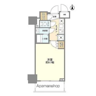フェニックス西参道タワー【6階】の間取り