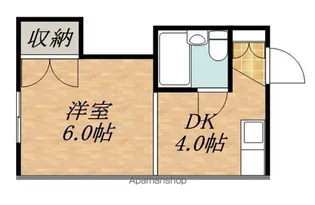 リバーサイド菊水【408号室】の間取り