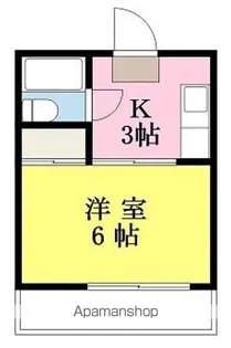 味酒ハイツ【4階】の間取り