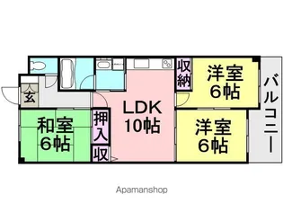 ファースト園田【403号室】の間取り