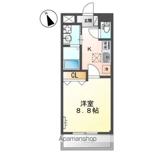 アルファルドⅢ【1階】の間取り