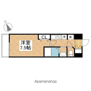 グランカーサ千代田【9階】の間取り