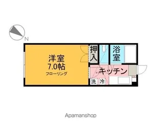 ラフォーレ向山【105号室】の間取り