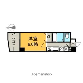 プレサンス泉シティアーク【10階】の間取り