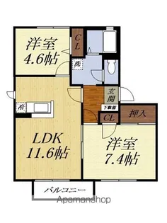 ロフティ【1階】の間取り