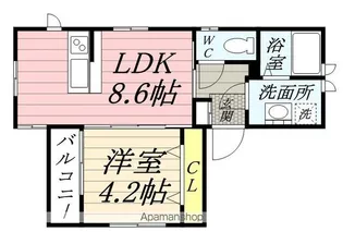 ディアコート【1階】の間取り