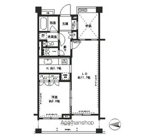 クラッサ成城【3階】の間取り