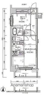 メインステージ菊川Ⅱ【601号室号室】の間取り