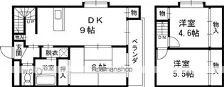 デイグラン大阪城EAST【601号室】の間取り