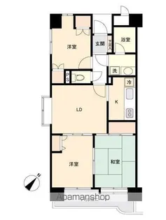 ダイアパレス泉崎【5階】の間取り