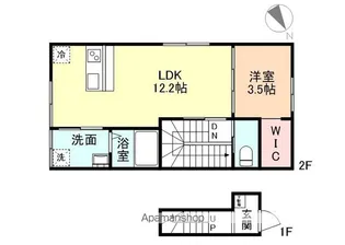 FELICE久方Ⅱ【202号室】の間取り