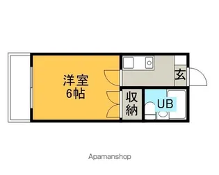 アロマティック長野【103号室】の間取り